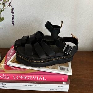 Dr. Martens Blaire Hydro Leather Strap Sandal